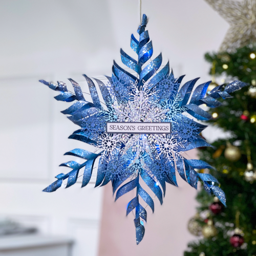 How to craft a Christmas snowflake -Crafter's Companion US