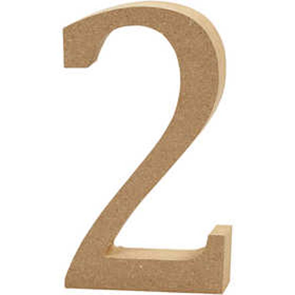 Craftique Mfg. Double Wooden Number (¾ Inch)