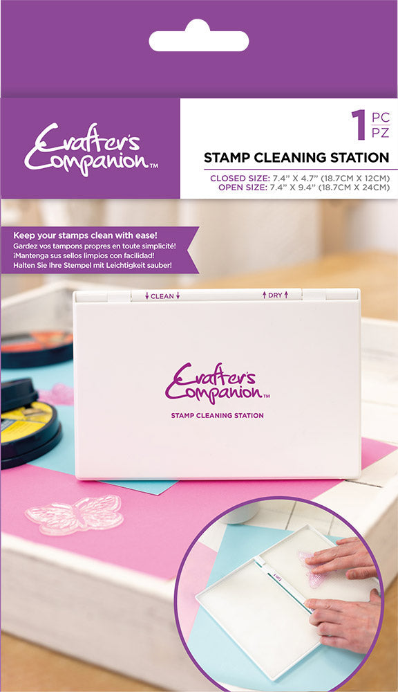 Crafter's Companion Stamp Cleaning Station and Solution - 20647965