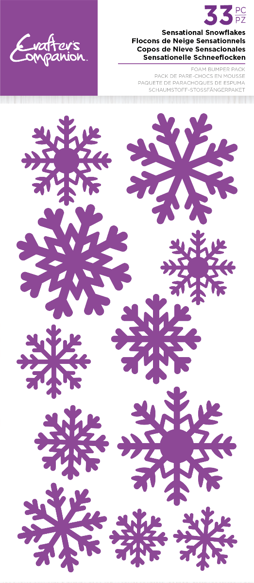 3D Foam Snowflakes - 093616012161