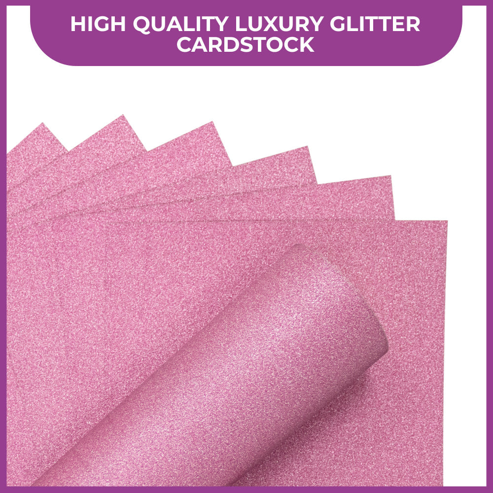 Glitter Cardstock 10 Glitter Sheets 12x12 Glitter Paper Glitter