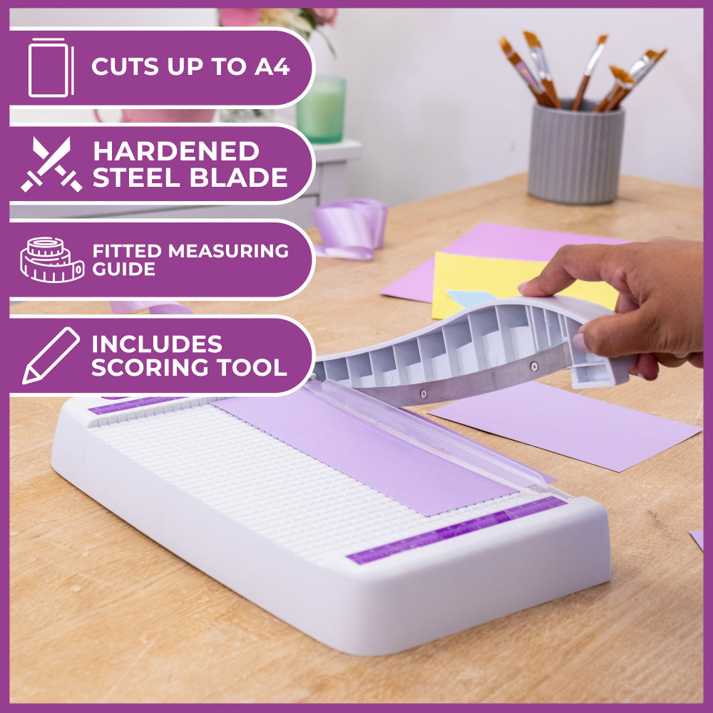 Crafter's Companion - 8.5 Guillotine Paper Trimmer (with bonus scoring  tool)