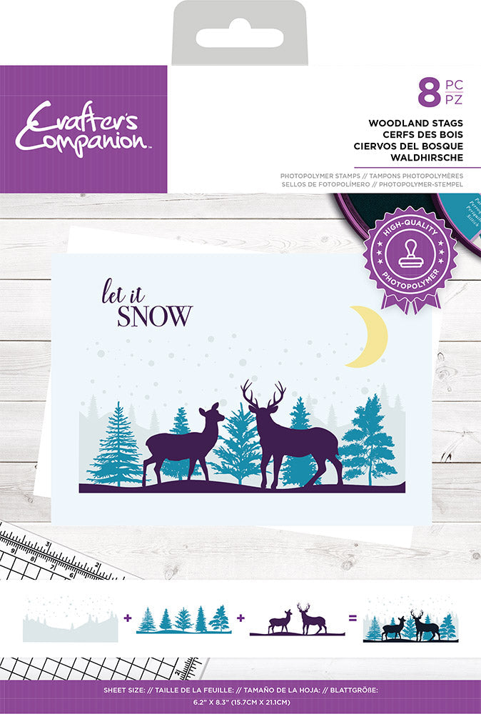  Clear Photopolymer Stamp Set - Let it Snow