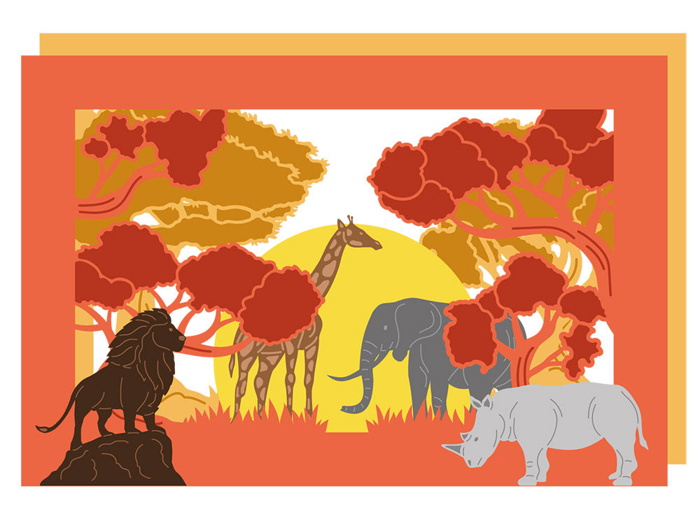 Scatterlings Of Africa V: Wild Animal Craft Stickers for