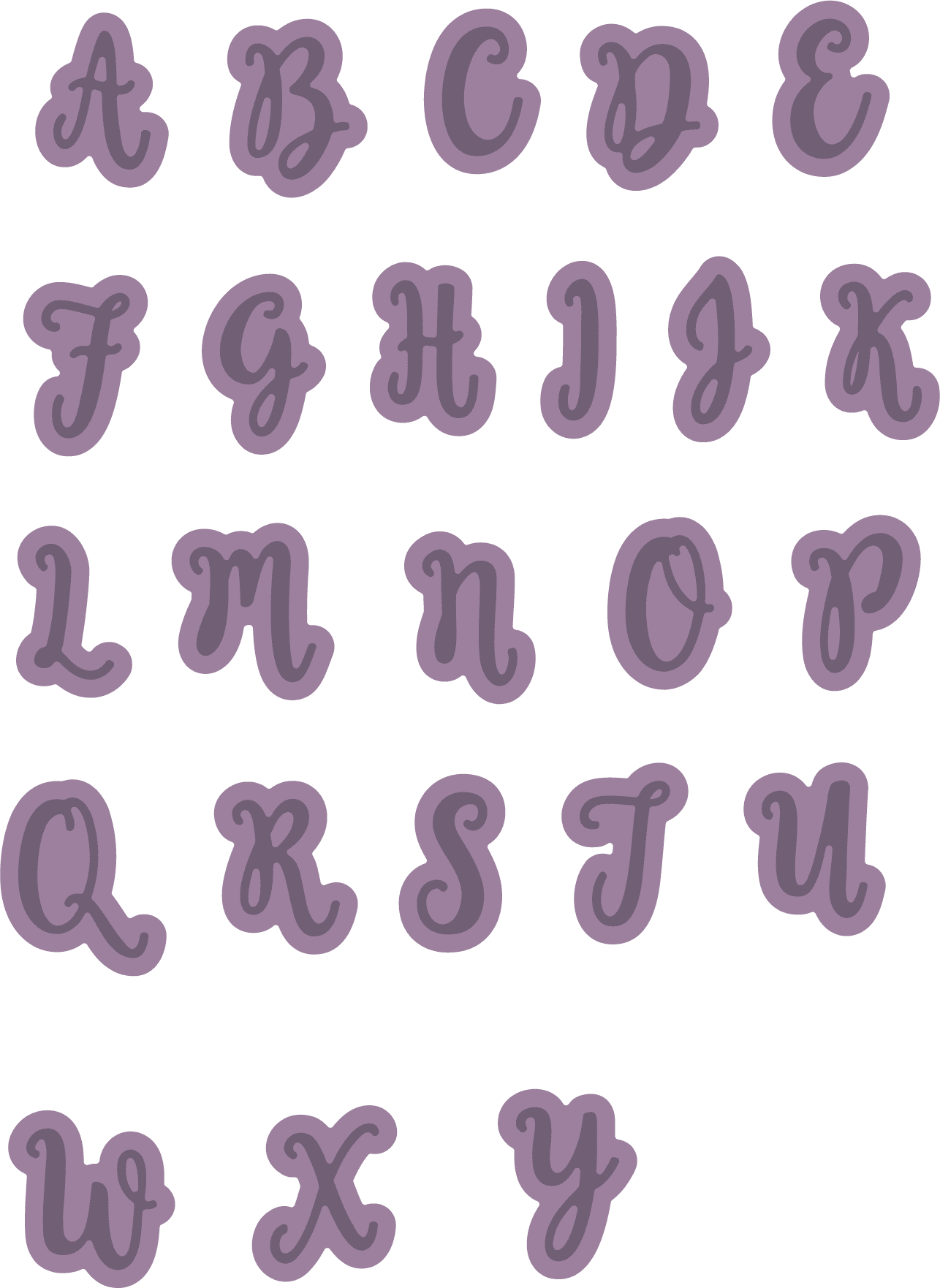 Creative Expressions Mini Stencil Upper Case Letter - S