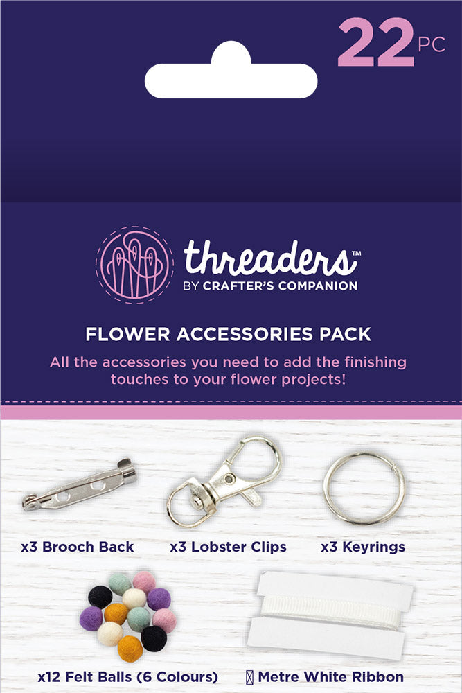 Threaders - Flower Accessories Pack -Crafter's Companion US