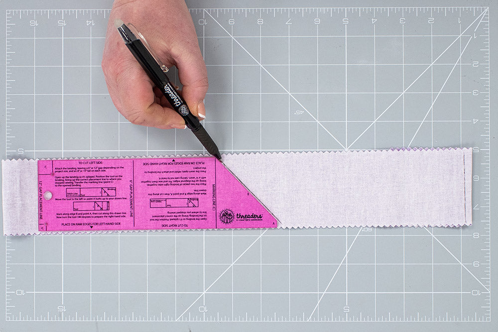 Ruler for cutting Binding Tool