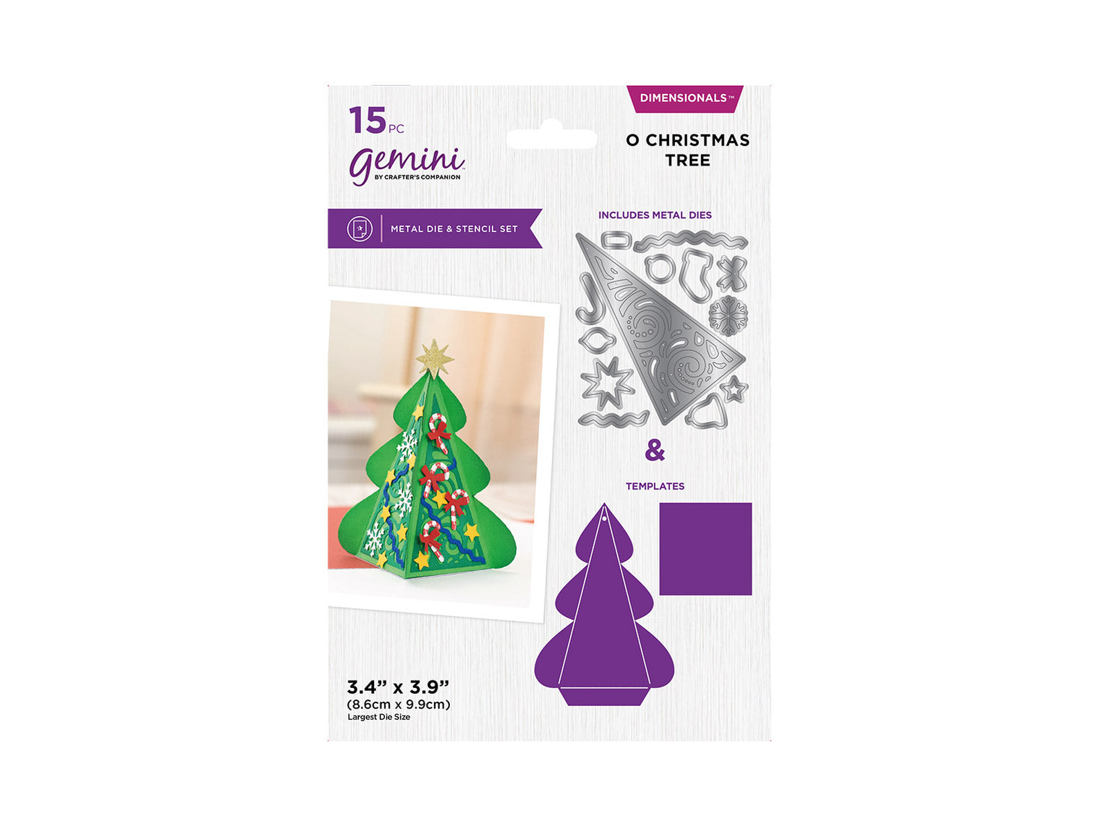 Tree 3D with offers Design metal Cutting Die Crafts Card Making Scrapbooking Christmas