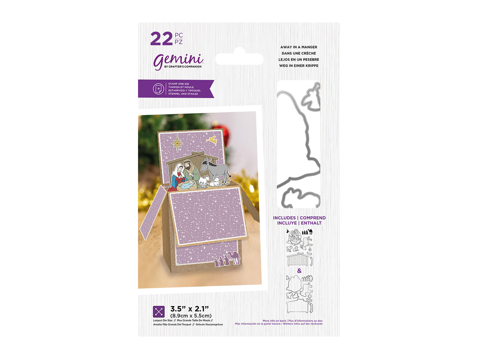 Crafters companion shops &Gemini metal dies&clear stamp bundle new