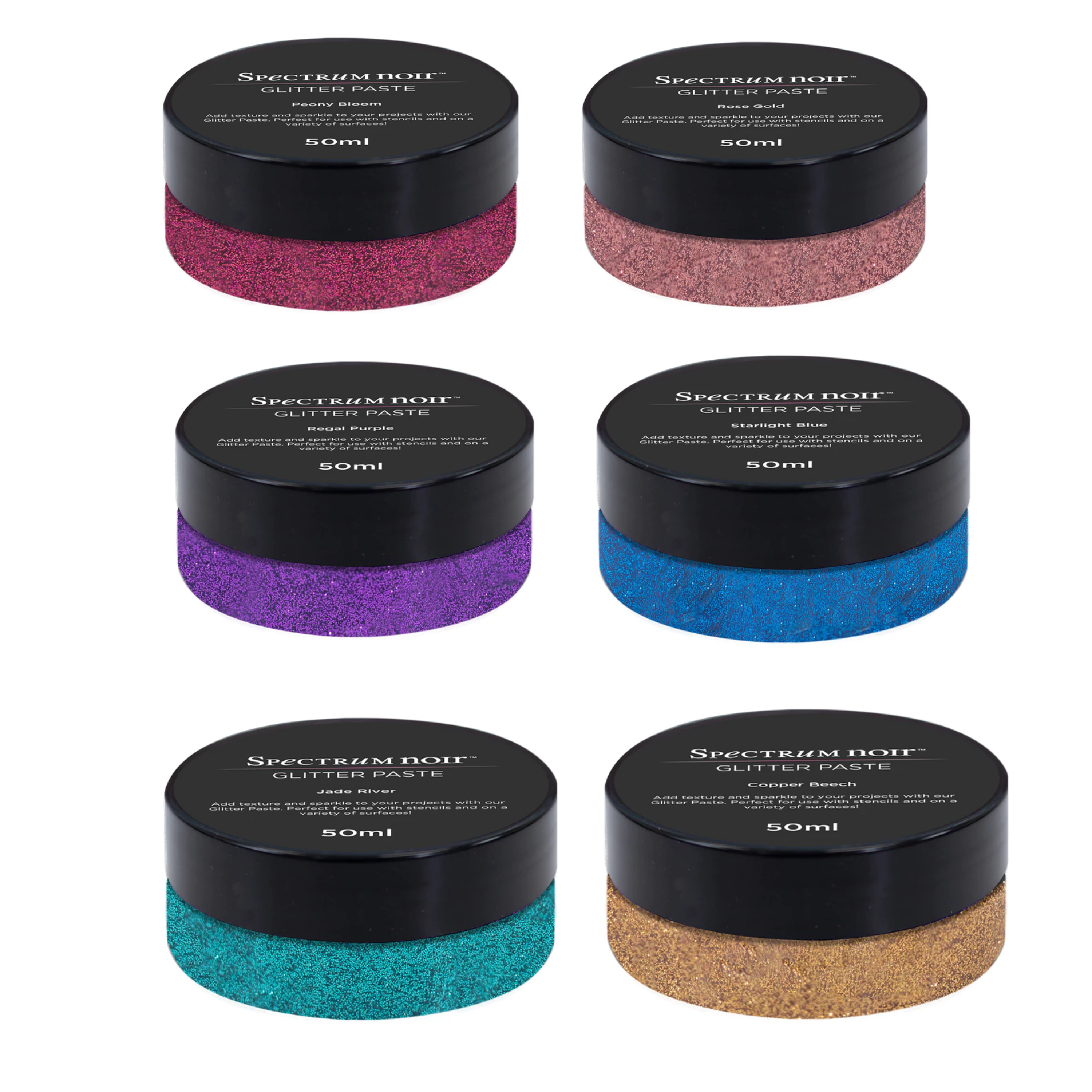 Spectrum Noir Glitter Paste Selection -Crafter's Companion US