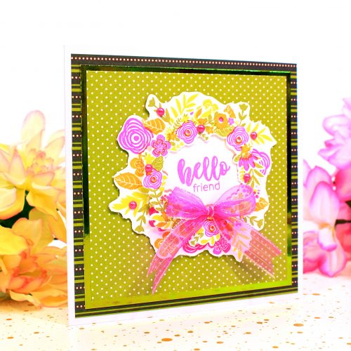 Watch Along Wednesday - Spring Wreath Layering Stamp and Dies