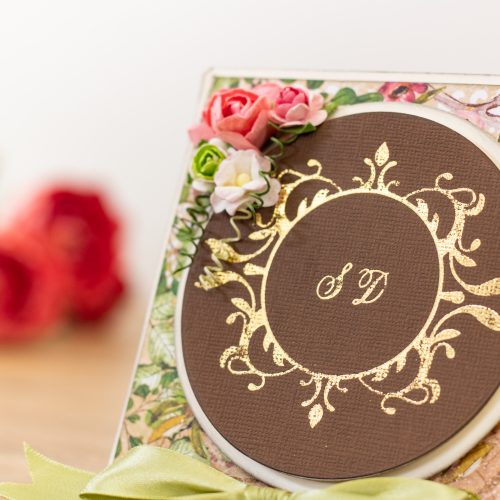 Make monogram magic with the Monogram Foil Stamp Dies