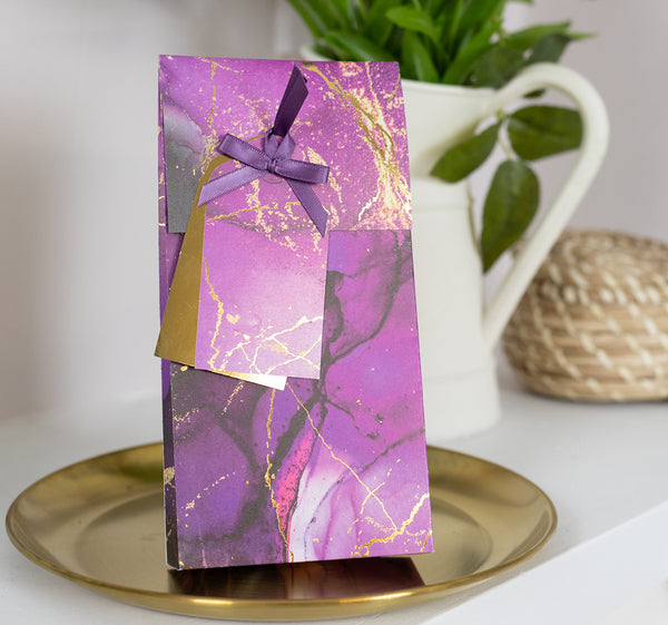 Make a Gift Bag with the Marble Paper Pad