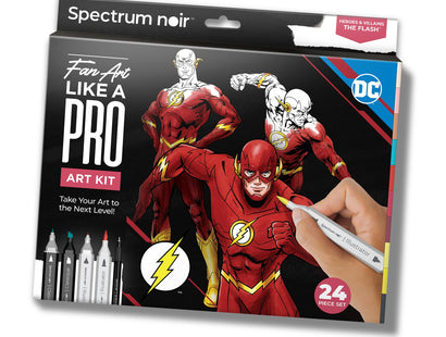 Spectrum Noir Fan-Art Like a Pro Art Kit - The Flash