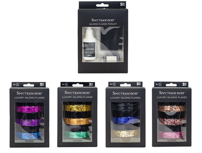 Spectrum Noir Gilding Flakes Collection with Tools