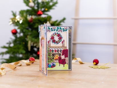 Gemini Christmas 3D Scene Builder Stamp & Die Duo