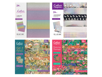 Crafter's Companion 12x12 Paper Pad 4pc Collection