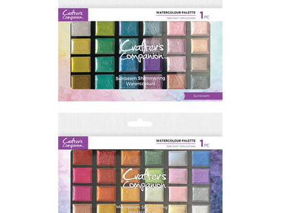 Crafter's Companion Shimmer Watercolour Palette Collection