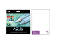 Crafter's Companion Multi-Purpose Card with FREE Spectrum Noir Aqua 12pc Pens