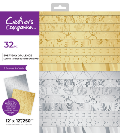 Crafter's Companion Luxury Mirror Card Pads Collection