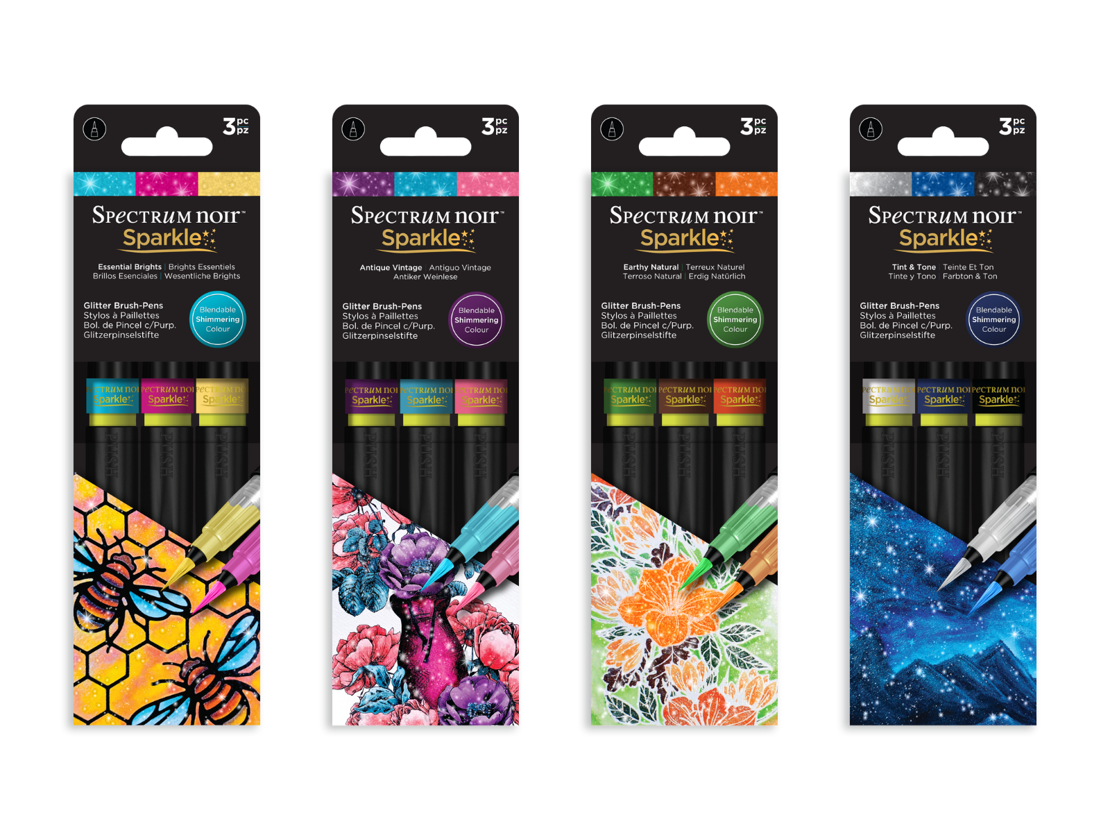 Spectrum Noir Sparkle Pen - 15 Pen Collection