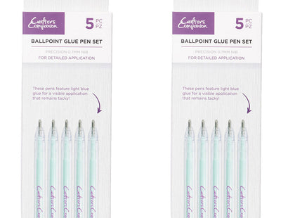 Crafter's Companion Ball Point Glue Pen Set 2pk