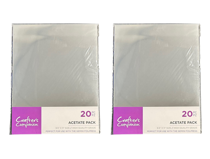 Crafter's Companion Acetate Pack 8x11 2pc