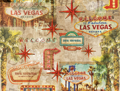 Vintage Vegas 12”x12” Paper Pad 