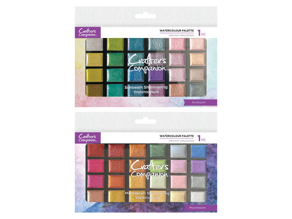 Crafter's Companion Shimmer Watercolour Palette Duo