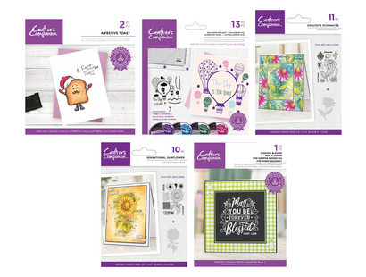 Crafter's Companion 5pc Photopolymer Stamp Selection