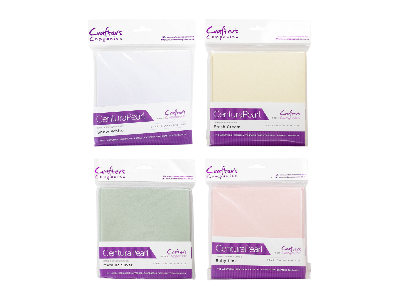 Centura Pearl Card & Envelope 4pc Selection