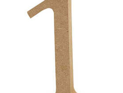 Creativ Wooden Number - 1