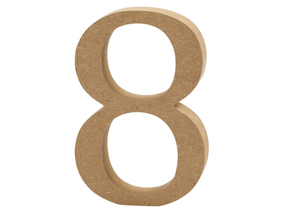 Creativ Wooden Number - 8