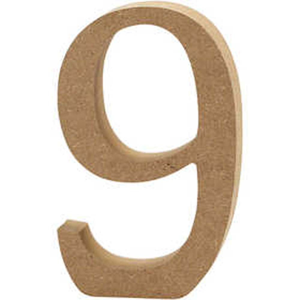 Creativ Wooden Number - 9