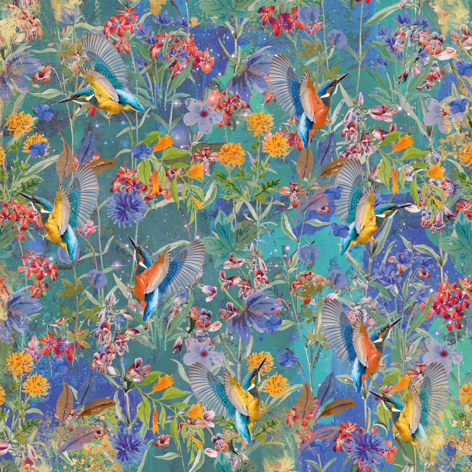 Nature's Garden - Kingfisher Collection - 8" x 8" Vellum Pad