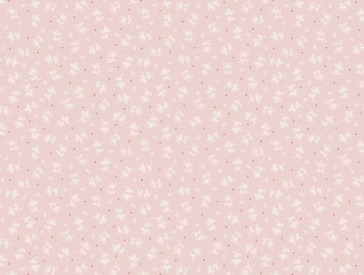 Lewis & Irene Fabric -Small Flowers on Pink