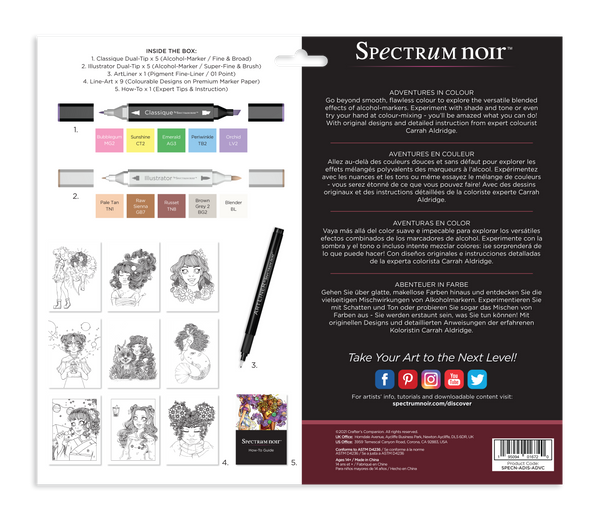 Spectrum Noir Advanced Discovery Kit - Adventures in Colour