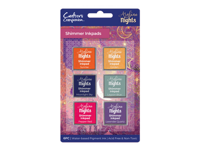 Arabian Nights - Shimmer Inkpads - 6 pack