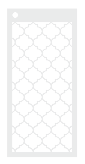 Arabian Nights 3.8" x 8" Stencils 3 pack - Ornamental Patterns