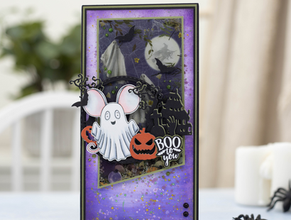 All Hallows Eve Clear Acrylic Stamps - Boo to you