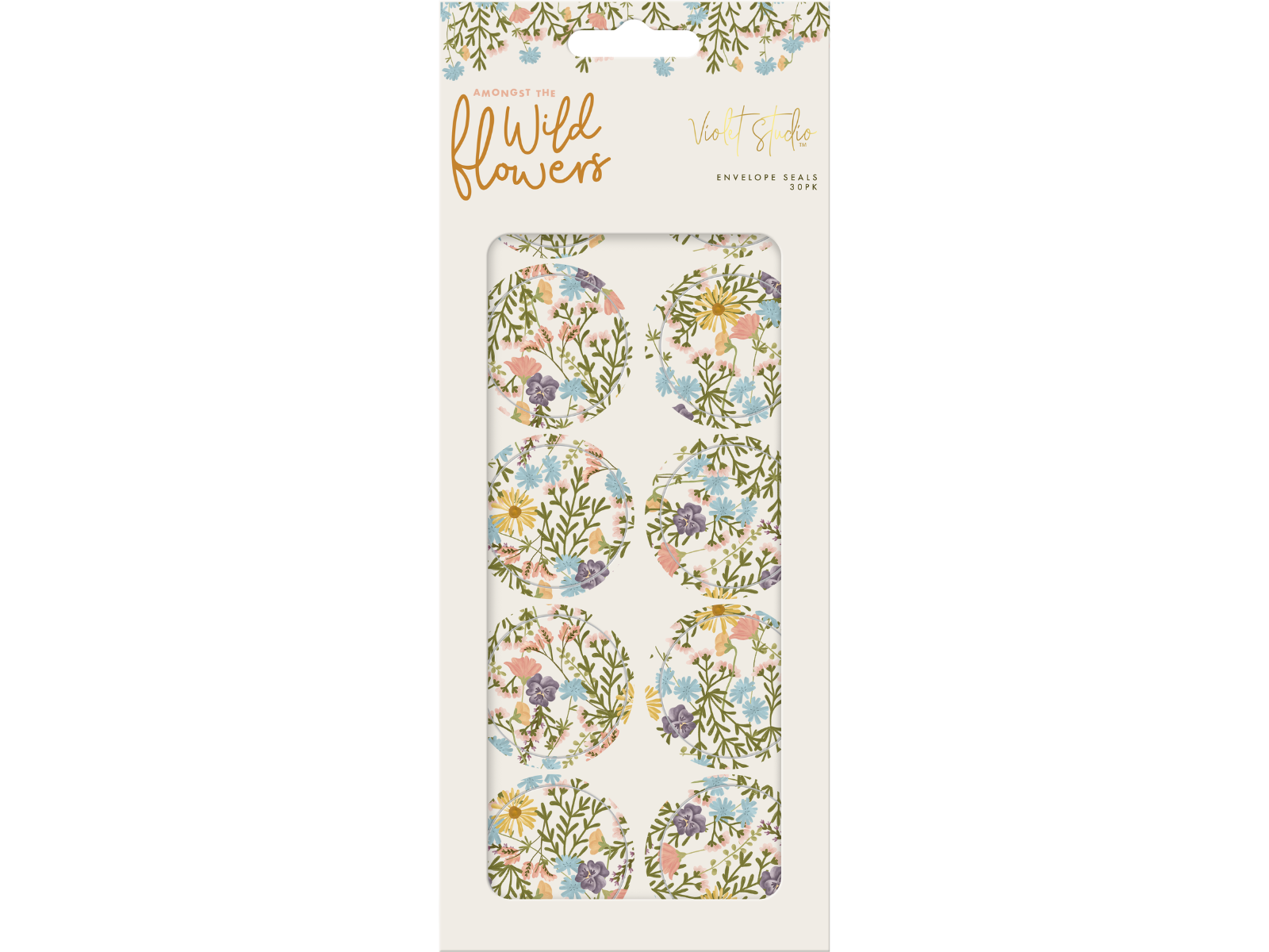 Envelope Seals - Amongst The Wildflowers - 30pk - Violet Studios