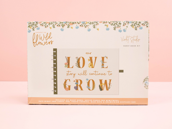 Guest Book Kit - Amongst The Wildflowers - Violet Studios