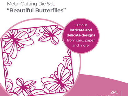 Gemini Intricate Create-a-Card Die - Beautiful Butterflies