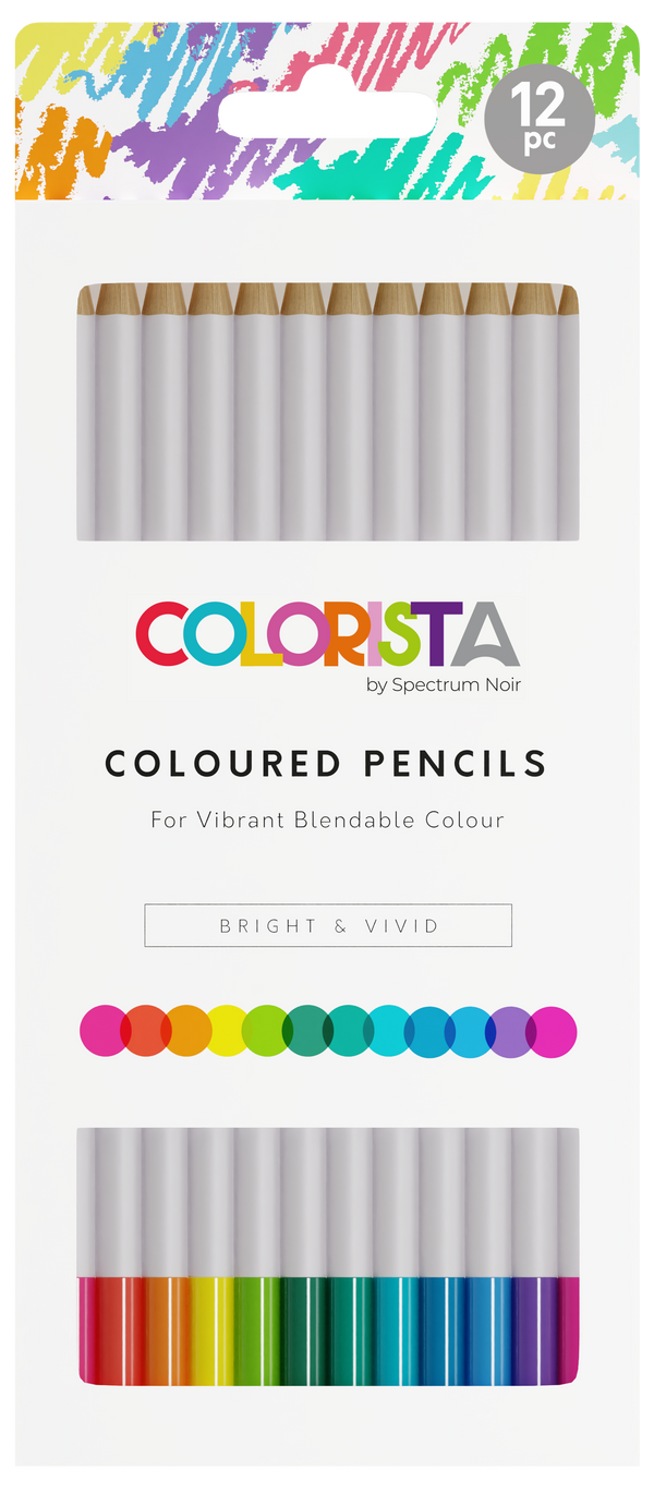 Colorista - Coloured Pencil - Bright & Vivid 12pc