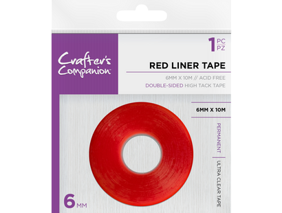 Crafter's Companion Red Liner Double Sided Tape (6mm)