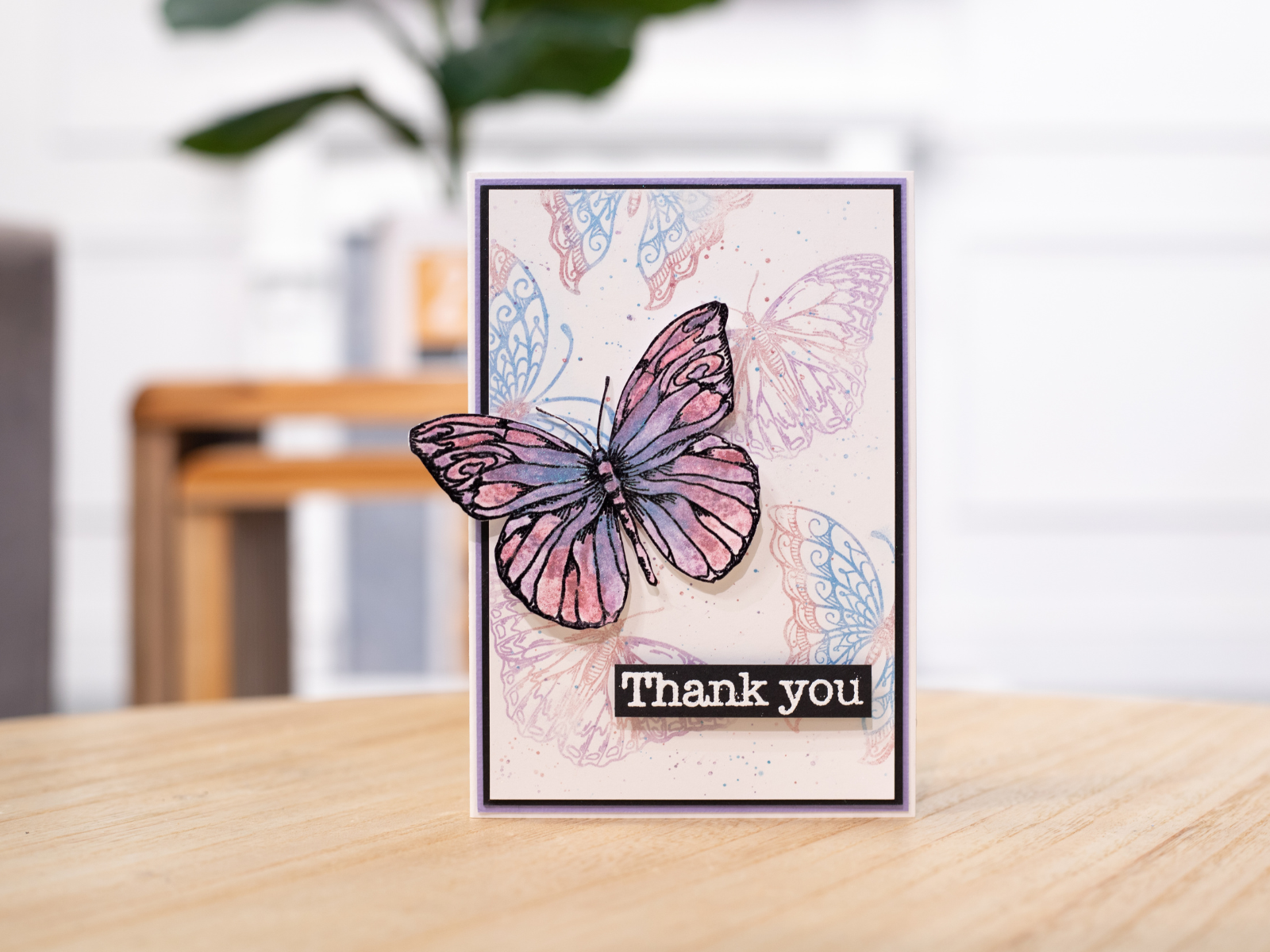 Crafter's Companion Clear Acrylic Stamp - Beautiful Butterflies