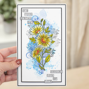 Crafter's Companion Floral Collage Stamp – Simply Sentiments