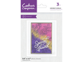 Crafter's Companion Clear Acrylic Stamp - Mehndi Florals