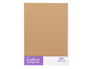 Crafter's Companion - Kraft Card 50 sheets