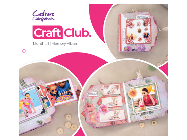 Crafter's Companion Craft Club - Memory Album